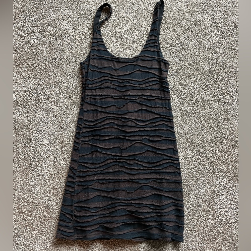 Medium Free People black and brown short dress
